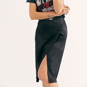 Free People Whitney Vegan Pencil Skirt